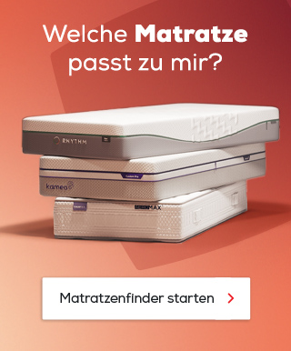 Welche Matratze passt zu mir? Matratzenfinder starten.